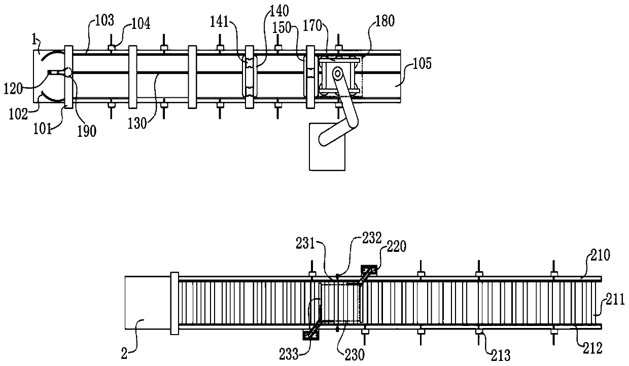 Automatic boxing production line for large bottles and cans