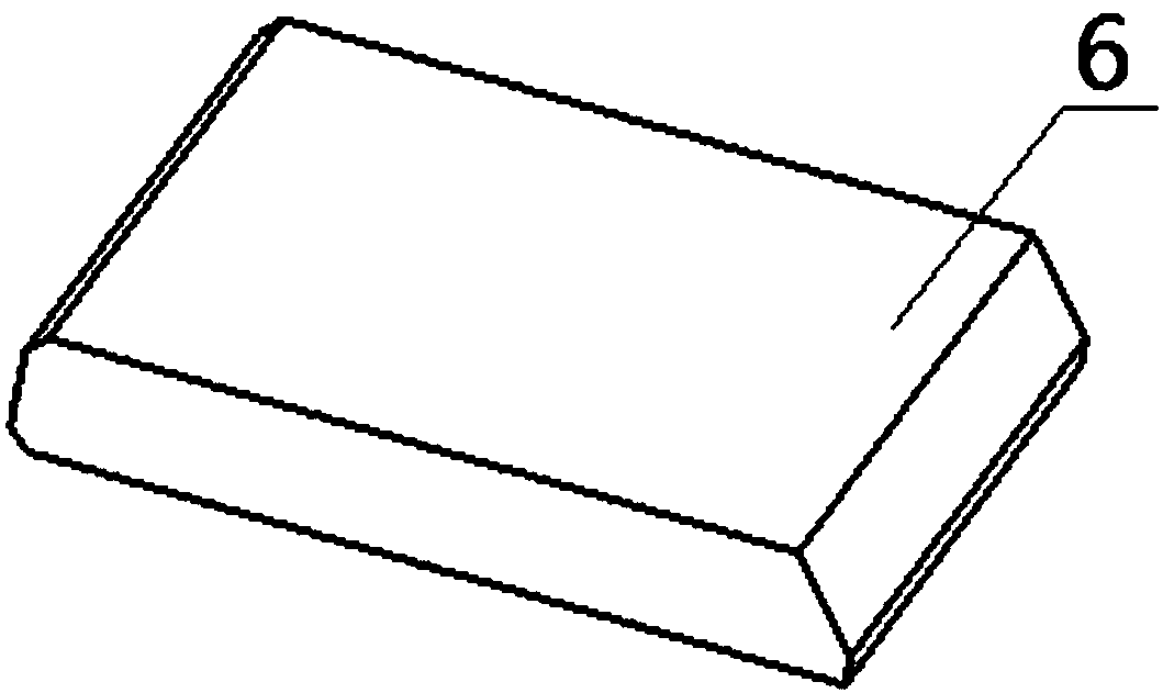 Method for machining vane of graphite vane pump and special clamp thereof