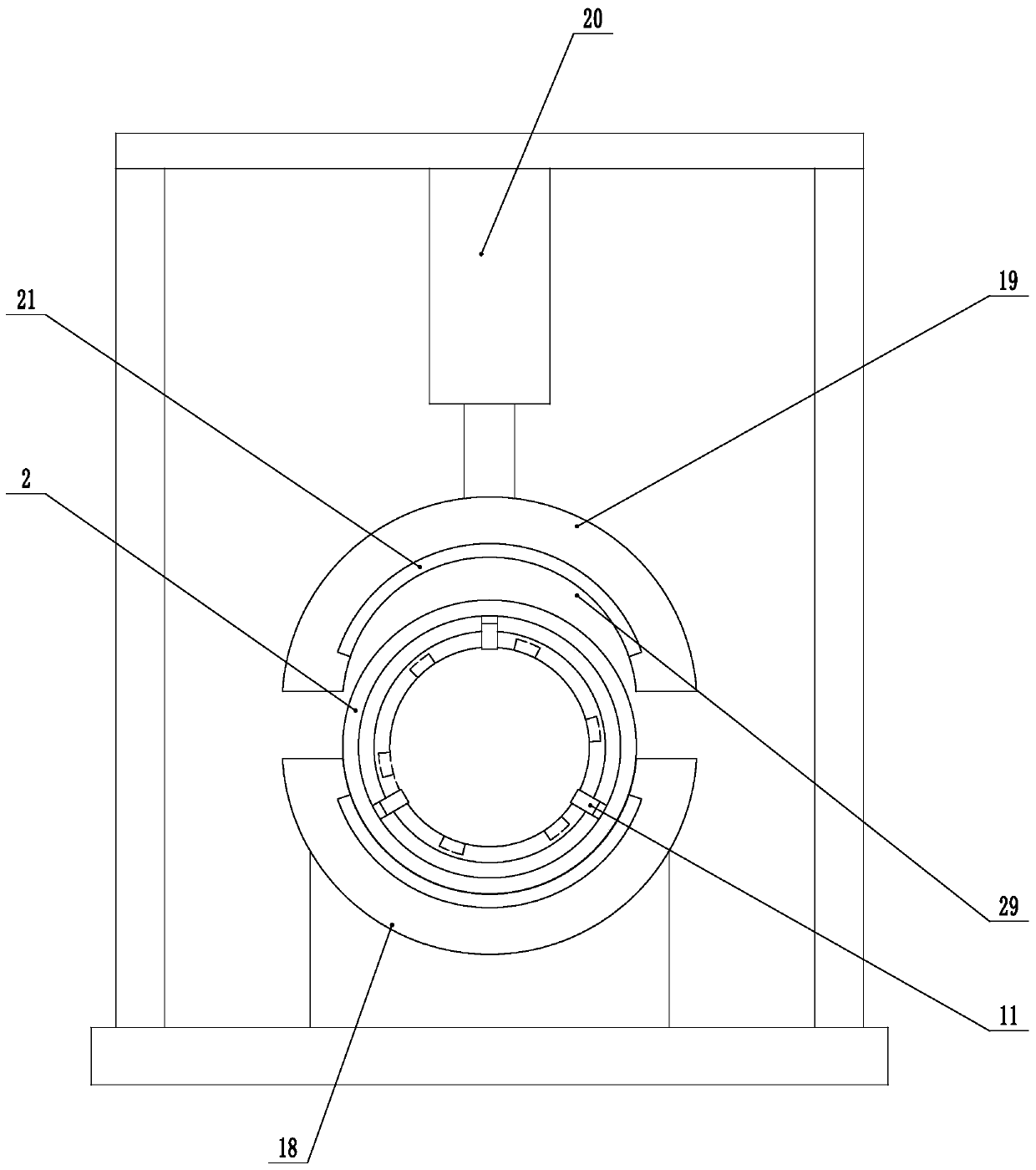 Cable joint connection structure and connection method