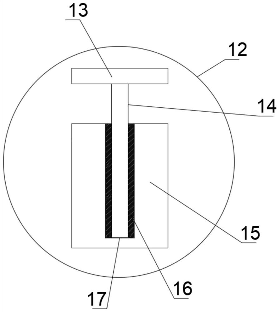 Novel damping device for well-shaped building