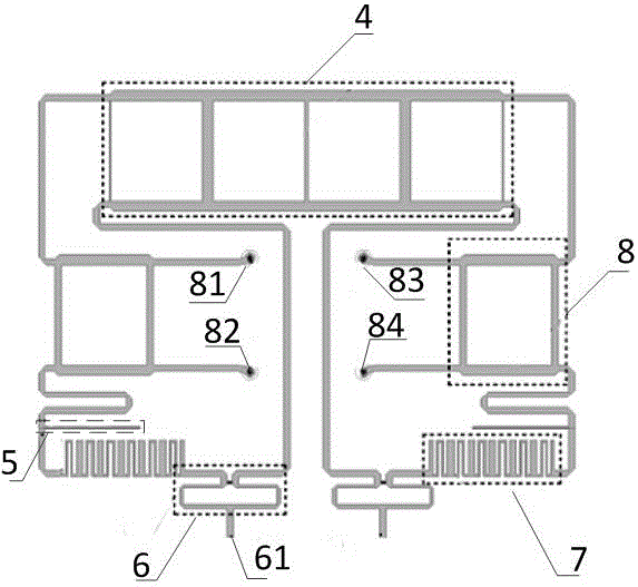 Feeding network layer, antenna system, and method for generating four polarization modes thereof