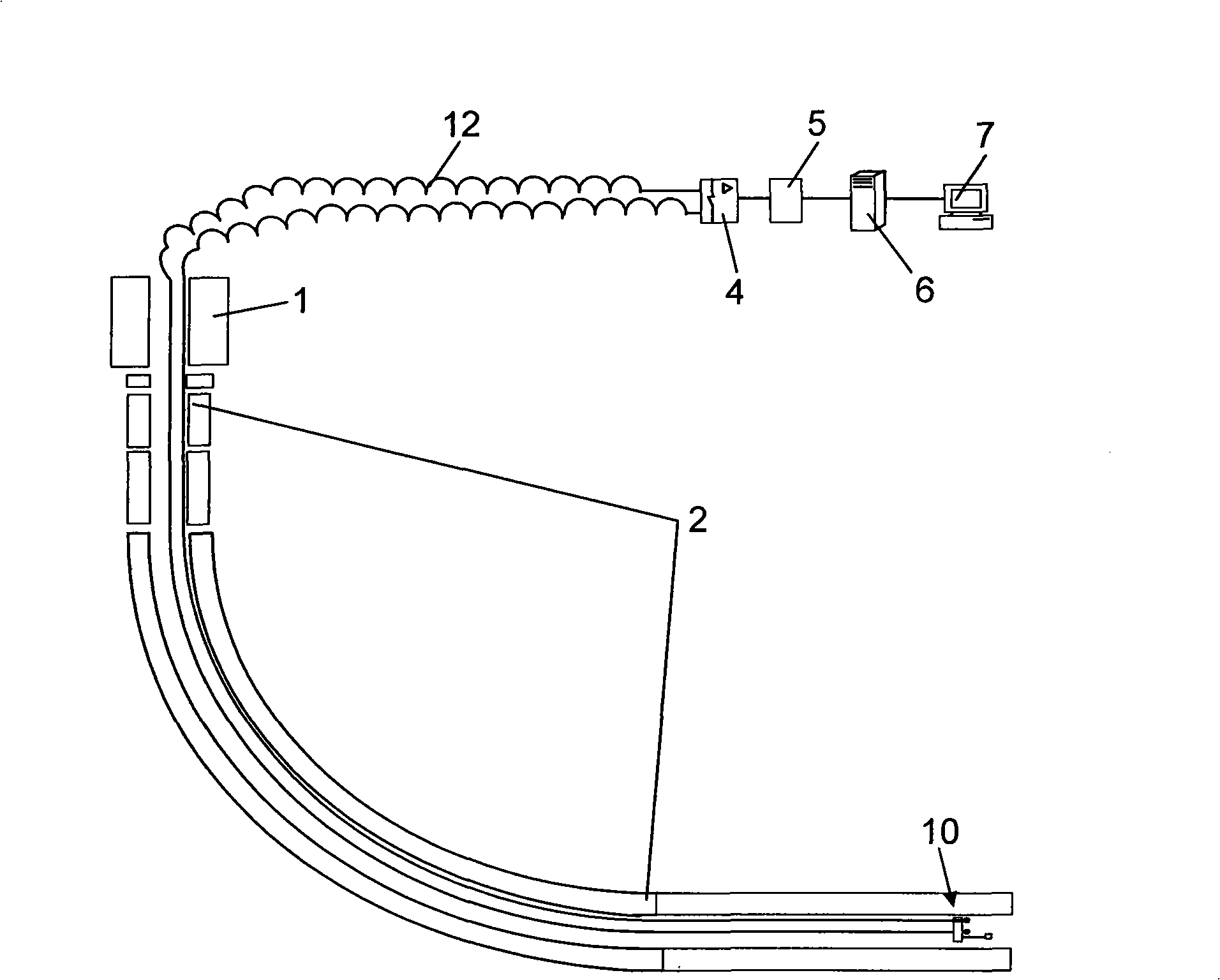 Method for measuring coefficient of secondary cooling area for continuous casting