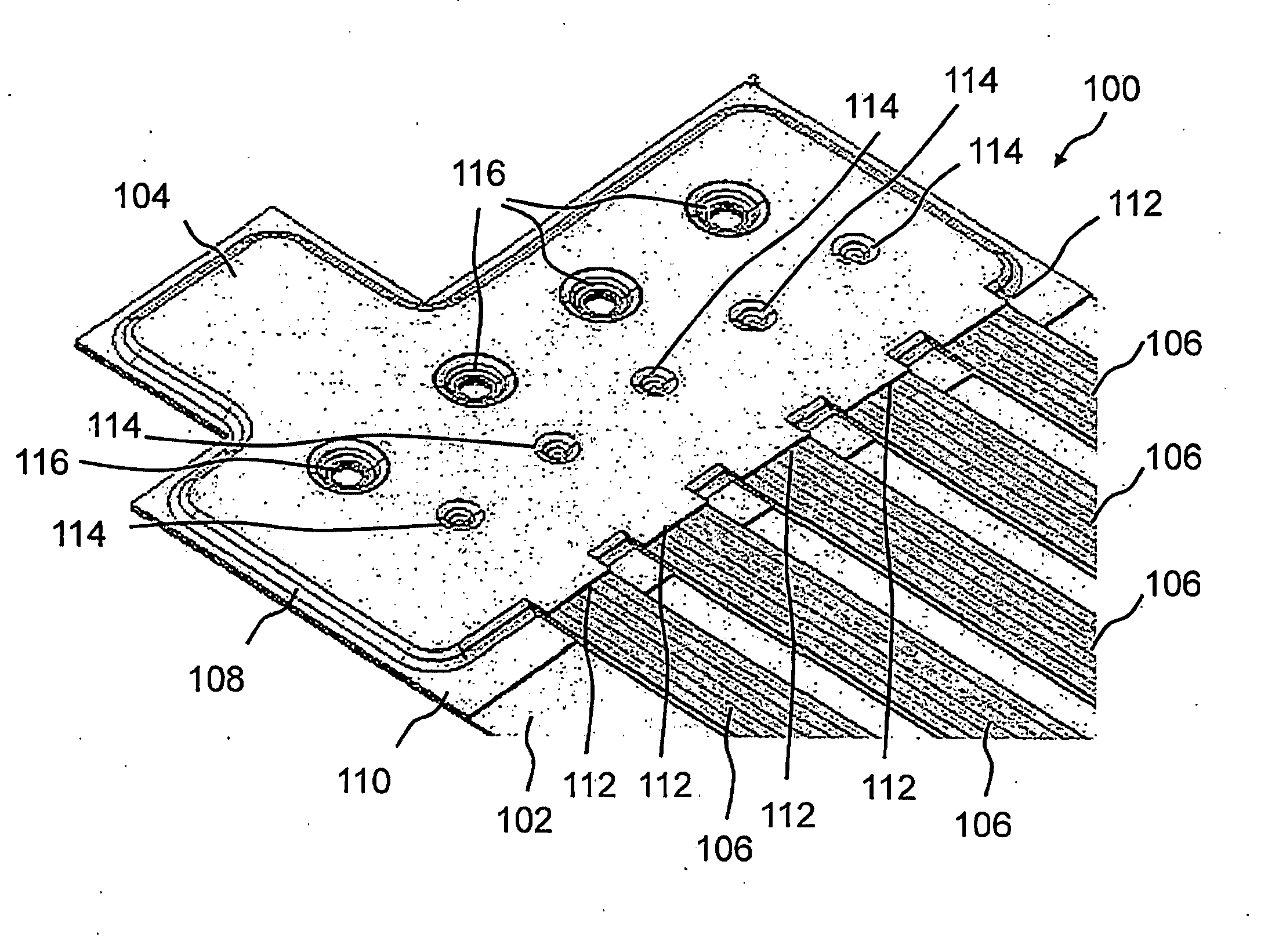 Temperature control device for the temperature control of a battery and method for the production of a temperature control device