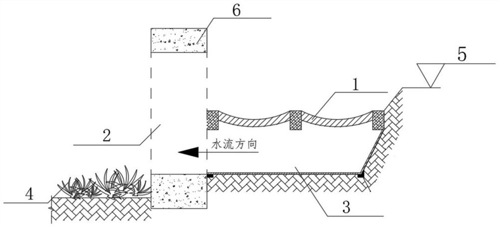 Integrated open kerb with diversion trench