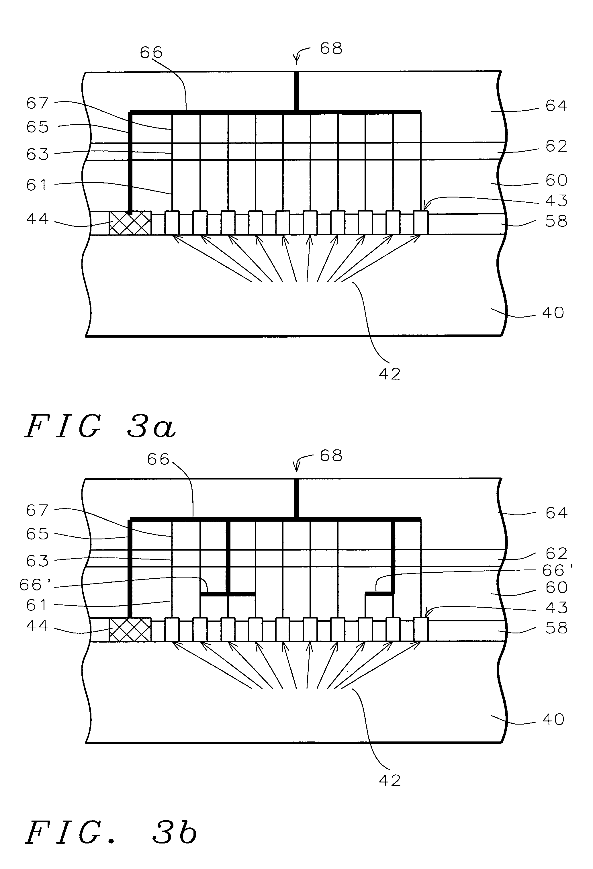 Post passivation interconnection schemes on top of the IC chips