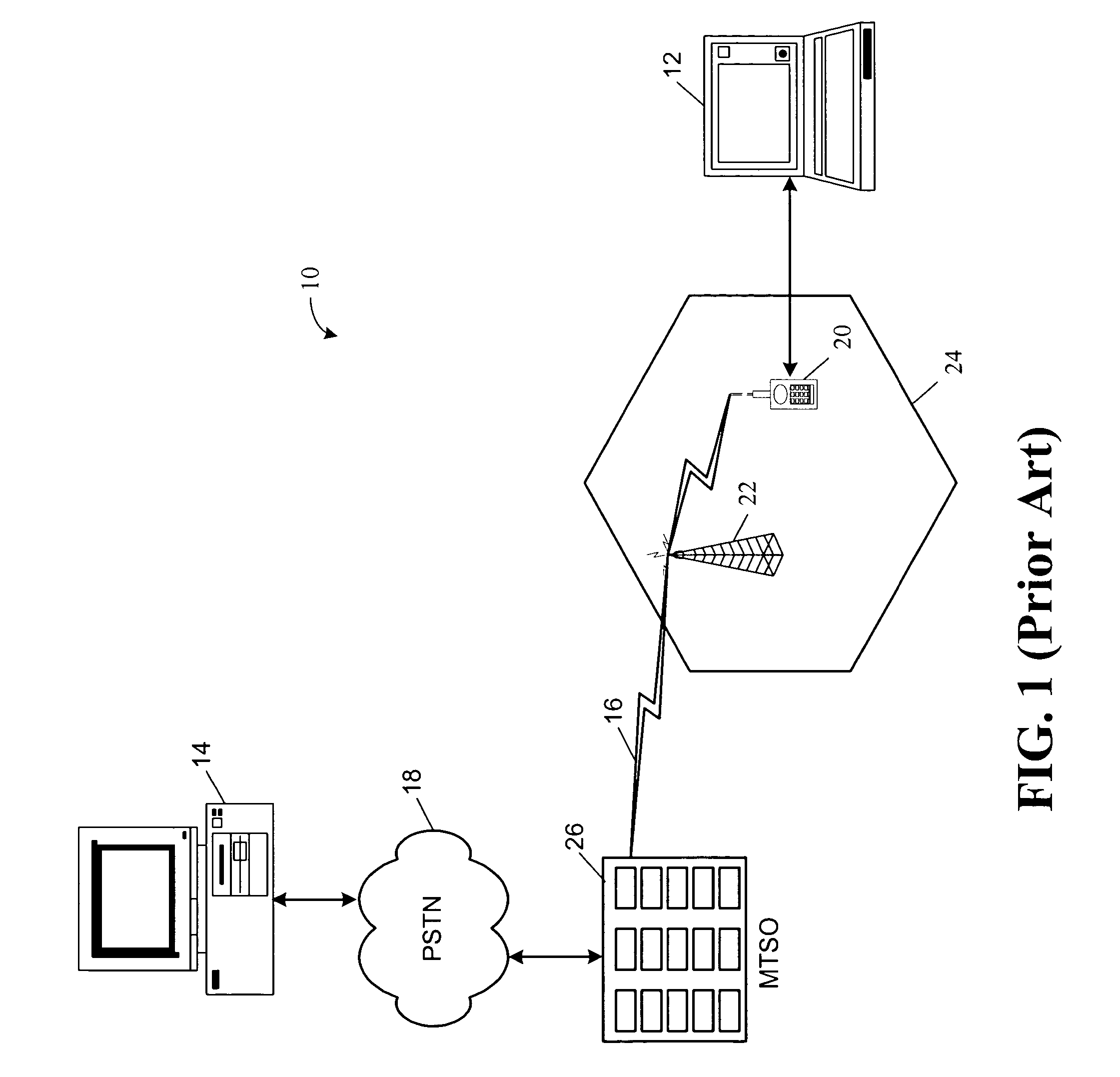 System and method for communicating with a remote communication unit via the public switched telephone network (PSTN)