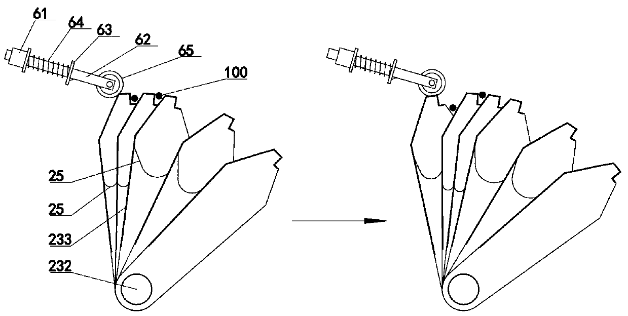 Self-adjustment seedling separating driving device used for seedling separating and transplanting planter