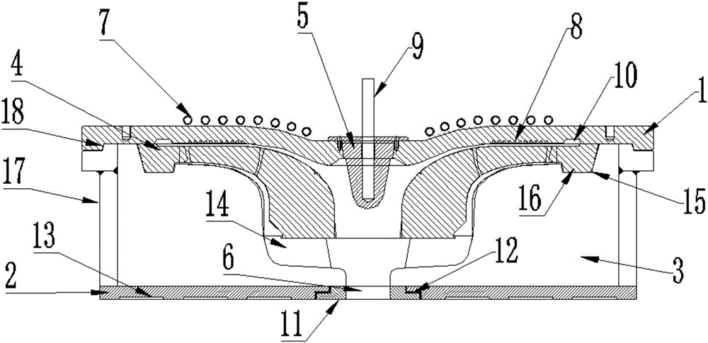 Manufacturing method for large thin-walled impeller