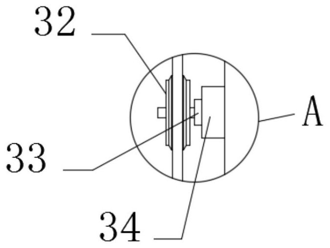 Conveying mechanism for flour production