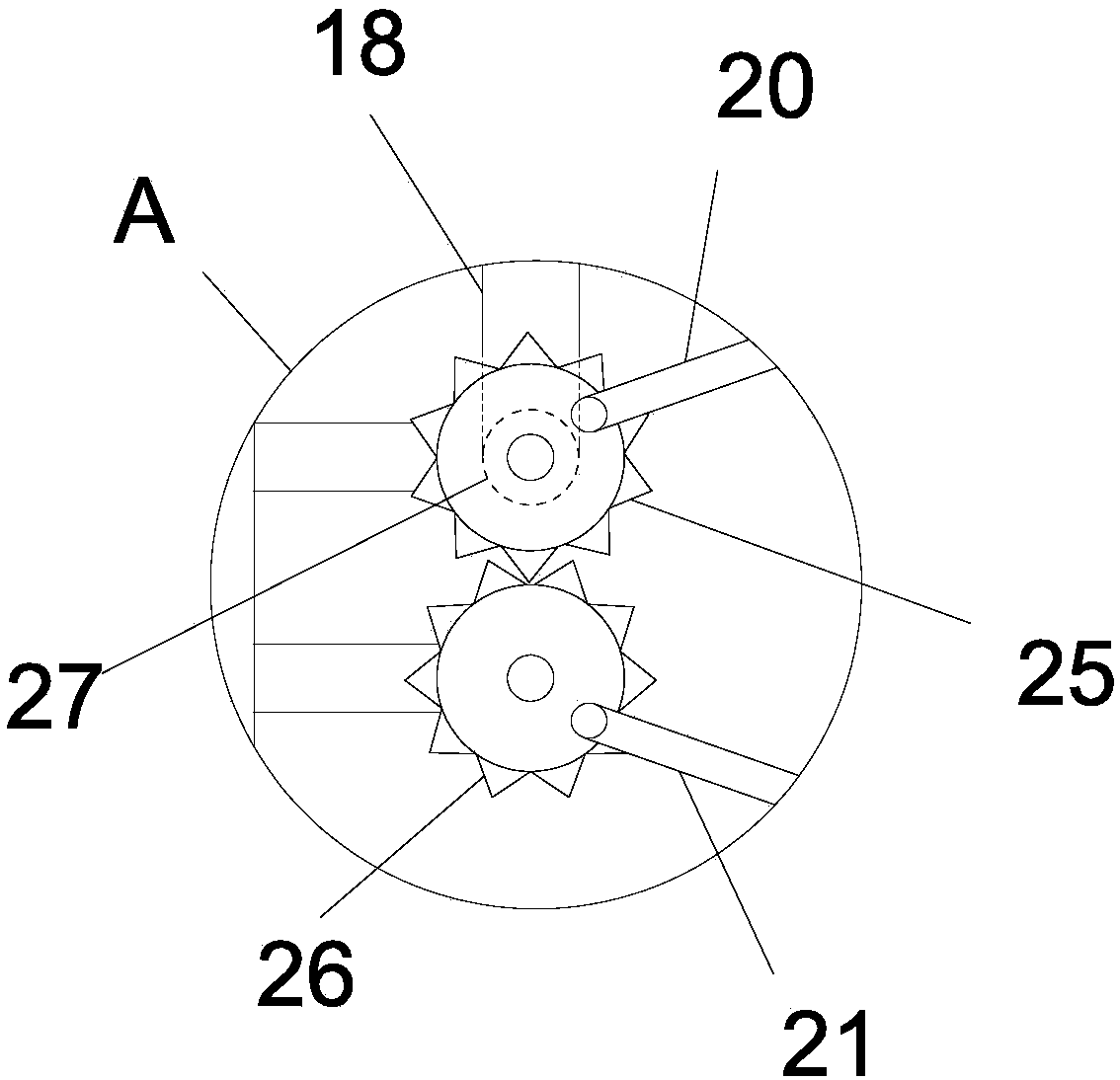 Secondary gravel screening device