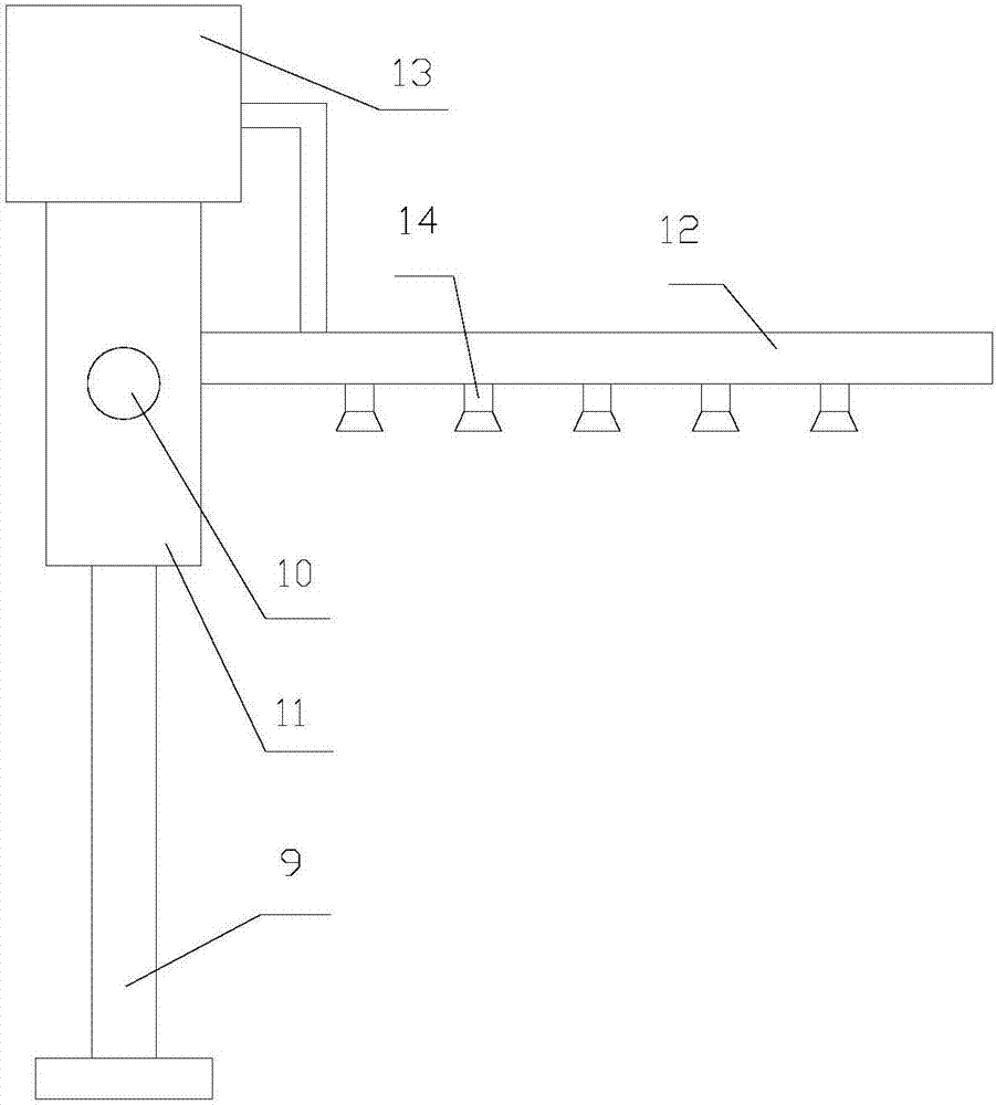 High-efficiency board paint spraying machine