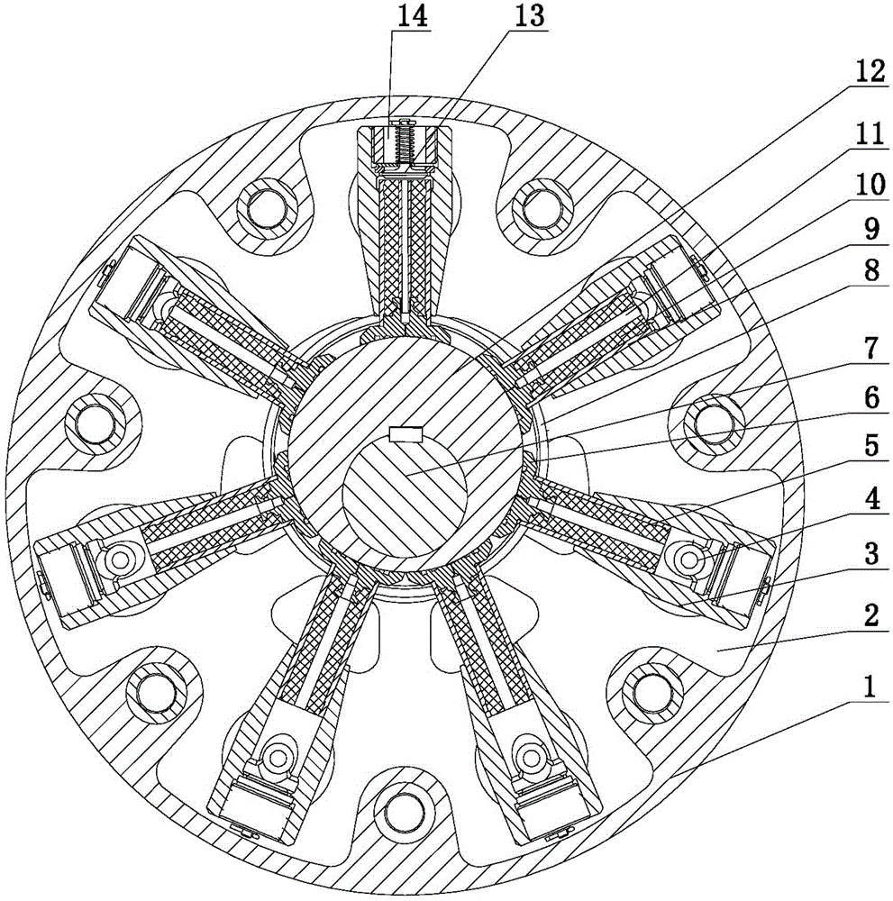 High-power radial plunger pump