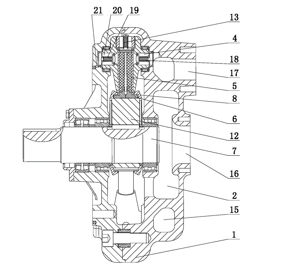 High-power radial plunger pump