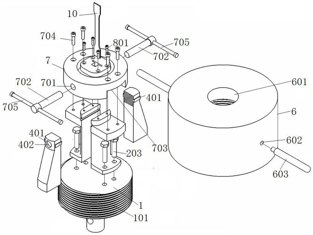 Sheet metal tensile test clamp