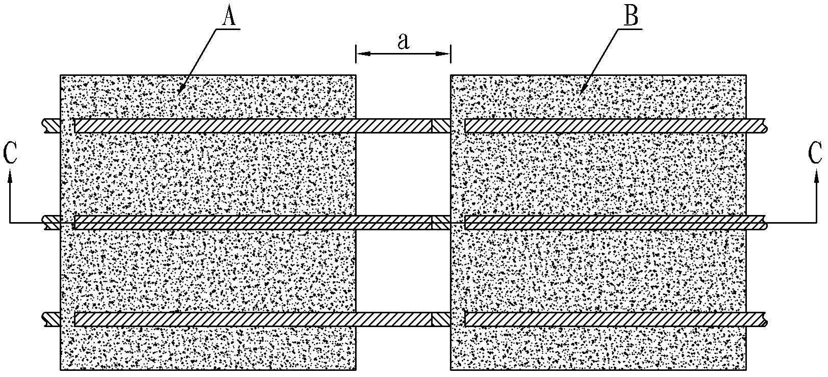 Low-resistance serial welding structure for solar cell component