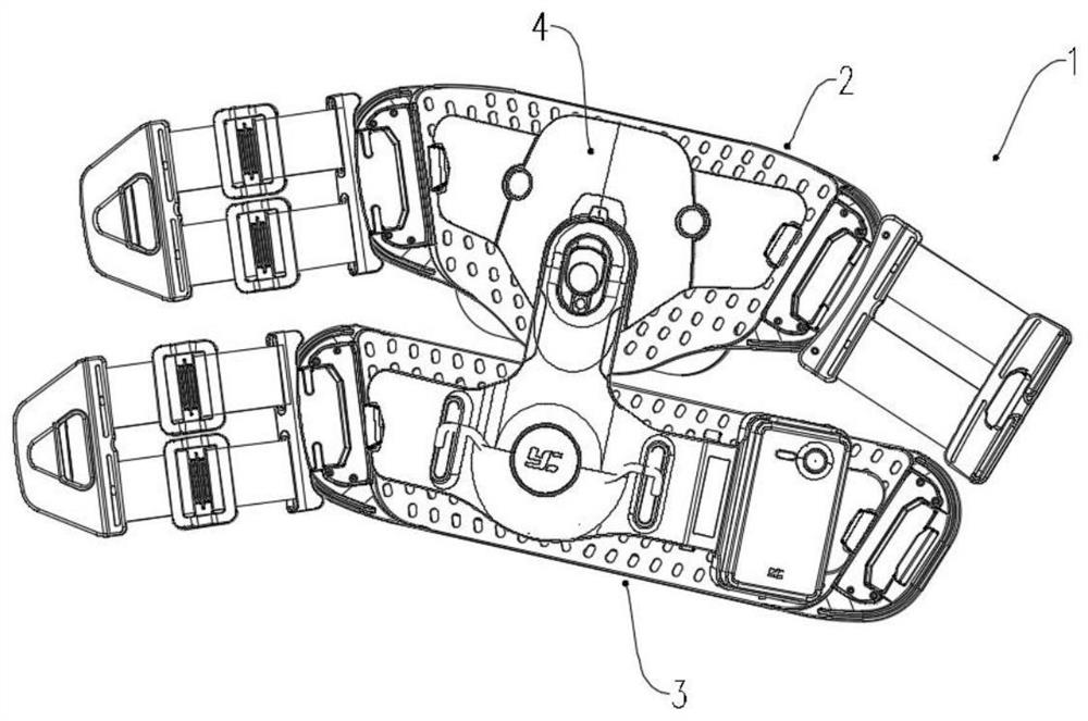 Lower limb functional rehabilitation device based on electrical stimulation induction