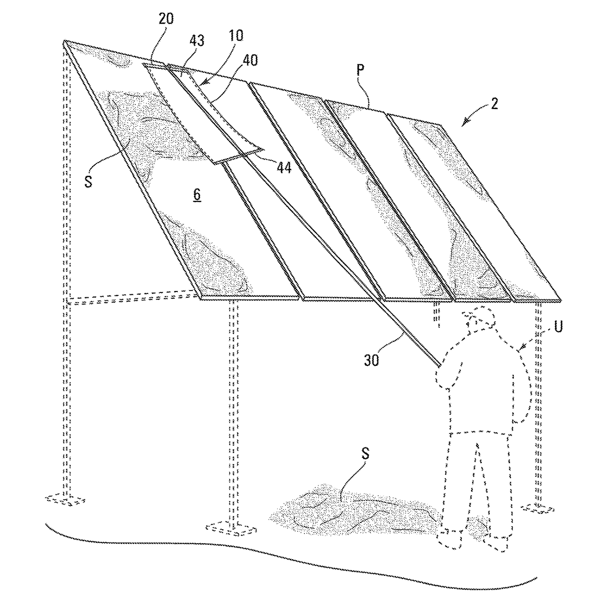 Snow Removal Apparatus for Solar Panels