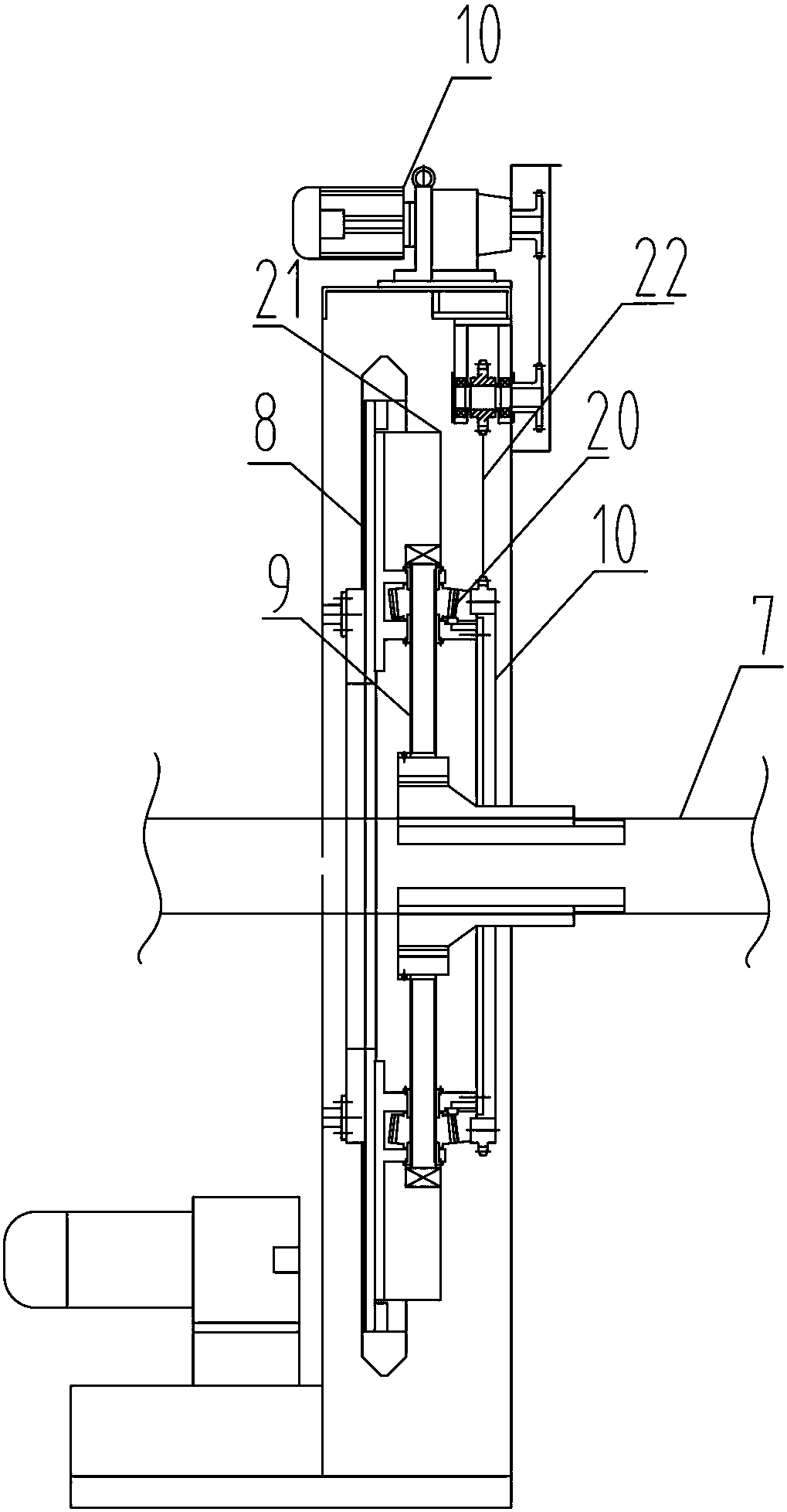 Automatic welding and forming machine of tapered pole reinforcing cage