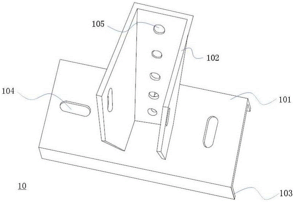 Mounting frame for photovoltaic panel