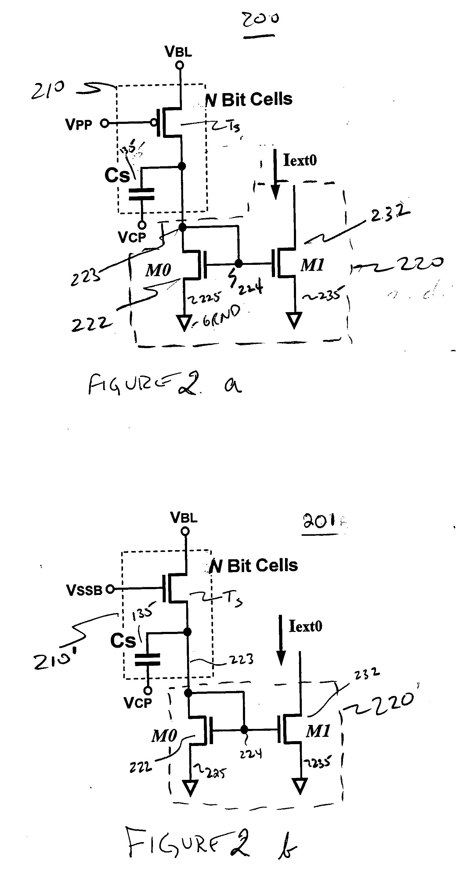 Dynamic random access memory cell leakage current detector