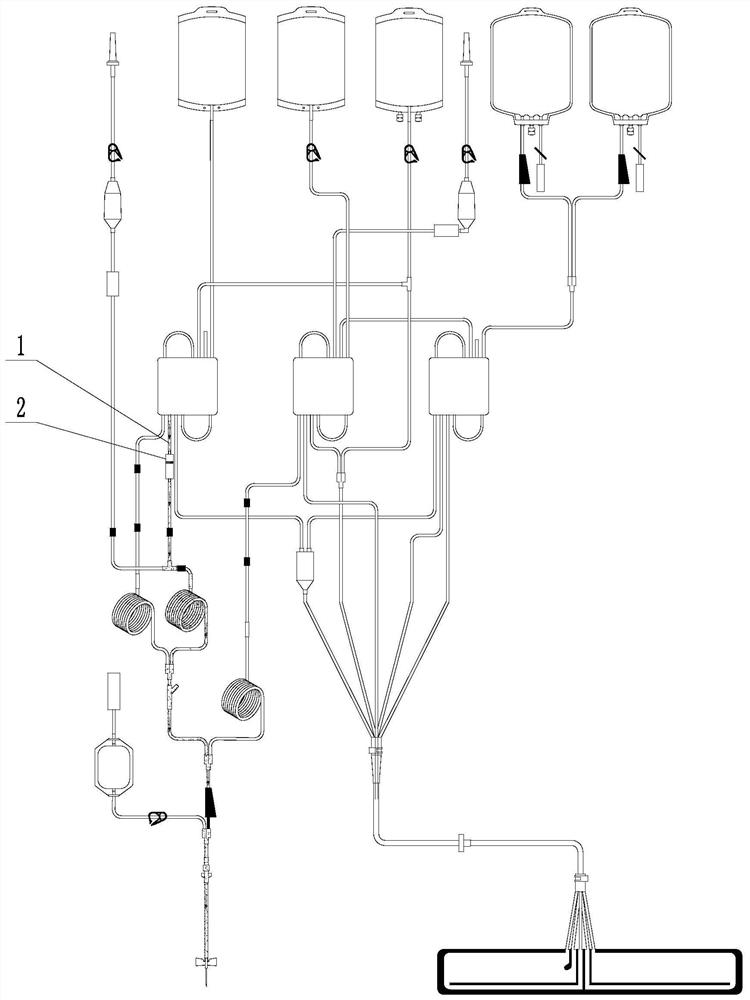 Centrifugal bag type blood component separator and gas interception method thereof in blood return process