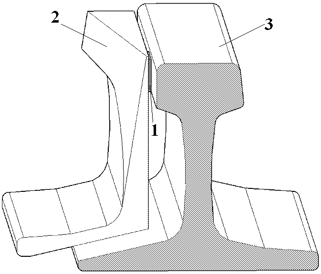 Method for accurately monitoring closure distance between switch rail and base rail of turnout