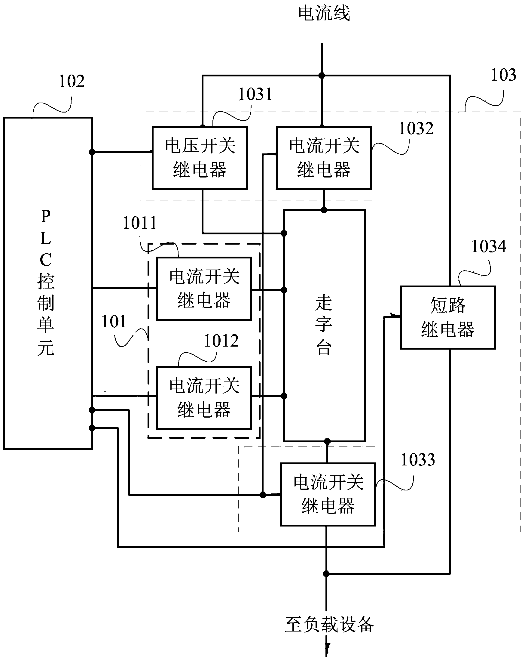 An electric meter abnormity switching apparatus