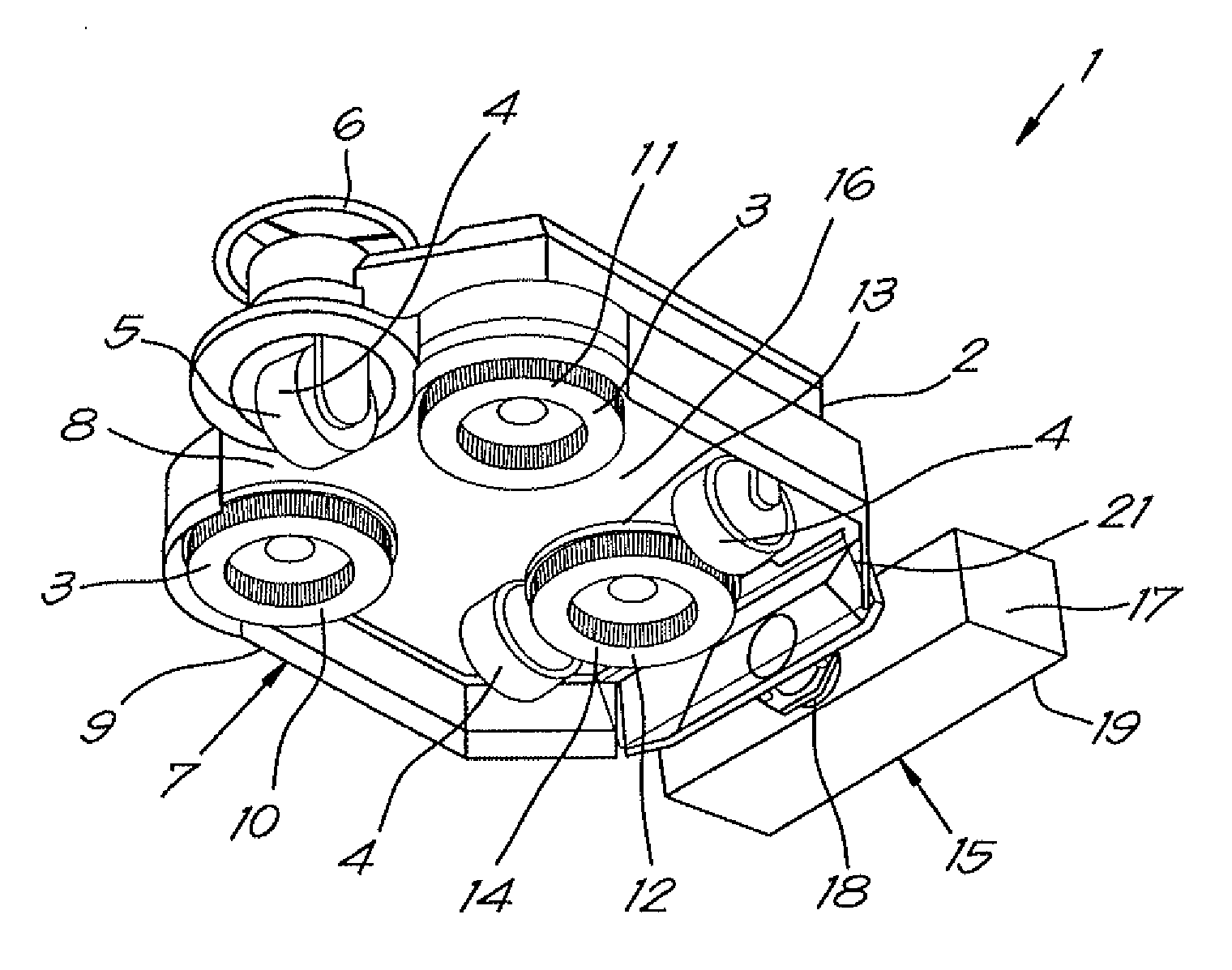 Recuperation system for underwater cleaning operations