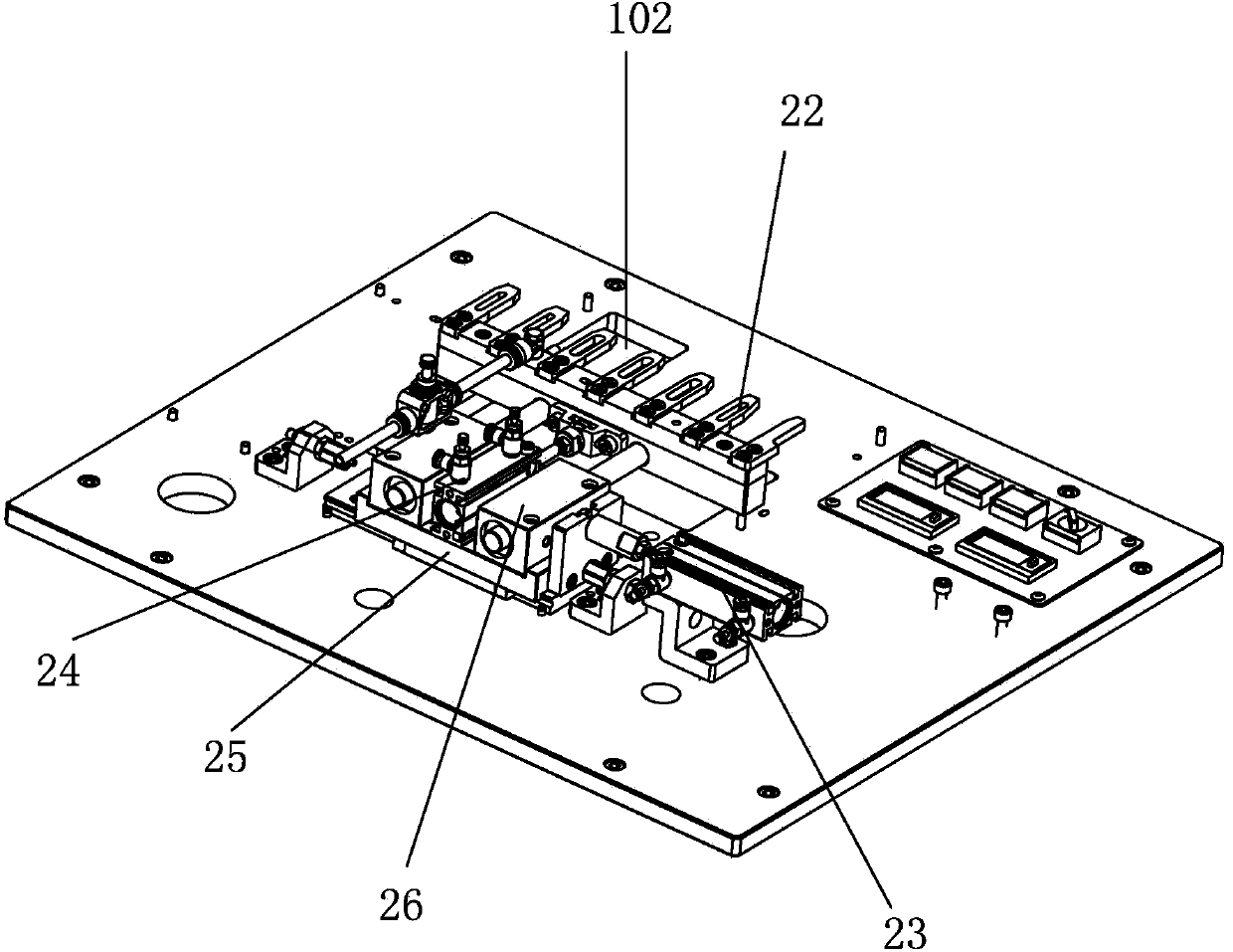 Automatic assembling machine for inserted type fuse and automatic assembling method for inserted type fuse