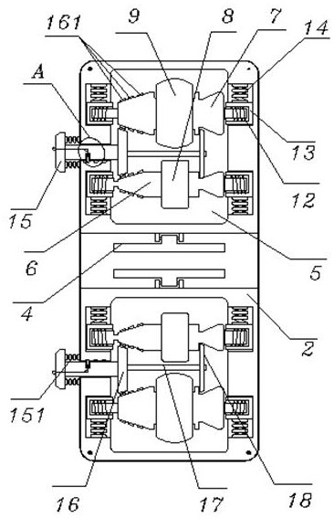 Anti-static aluminum-plastic composite packaging bag and processing equipment thereof