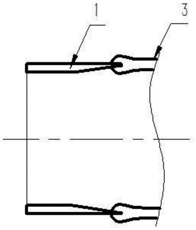 Glass-to-metal sealing structure and preparation method thereof