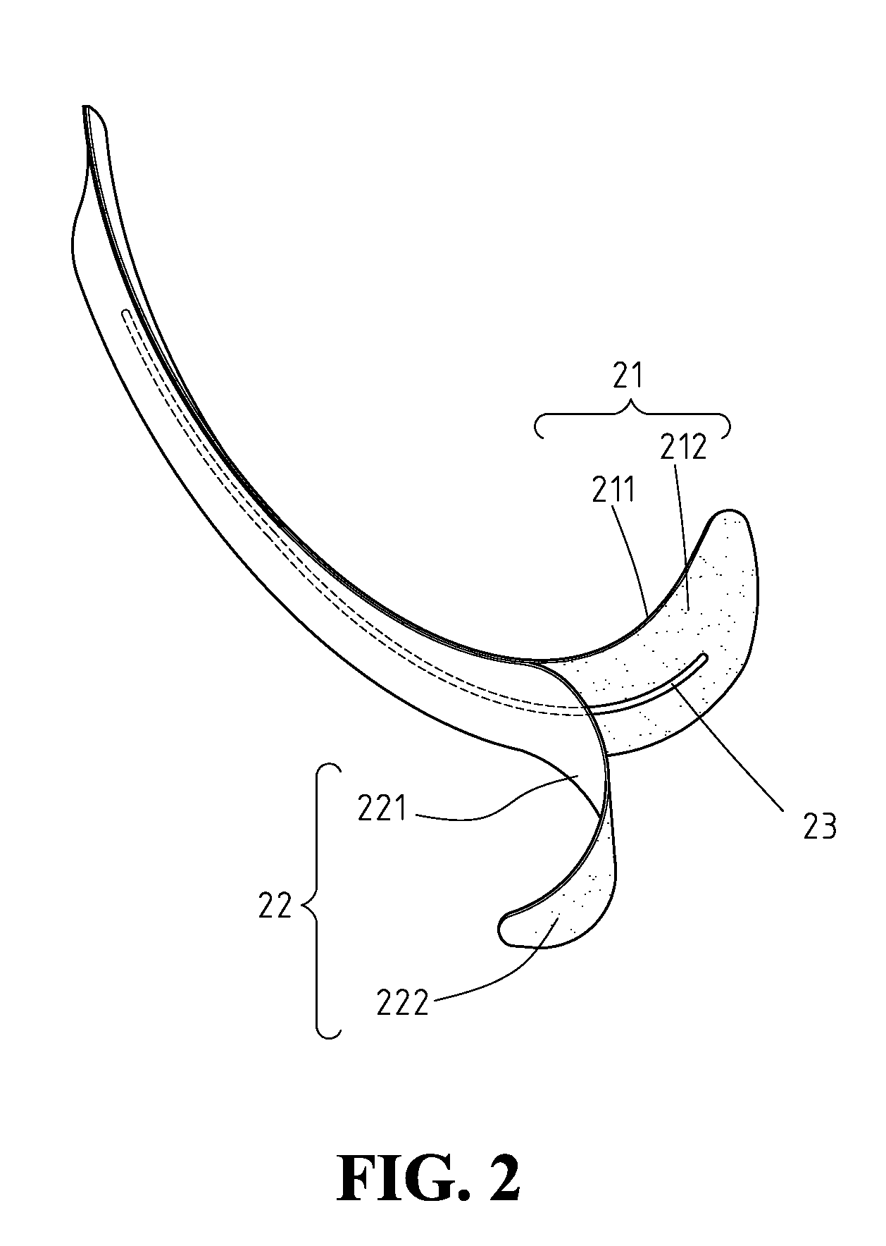 Bra cup support structure