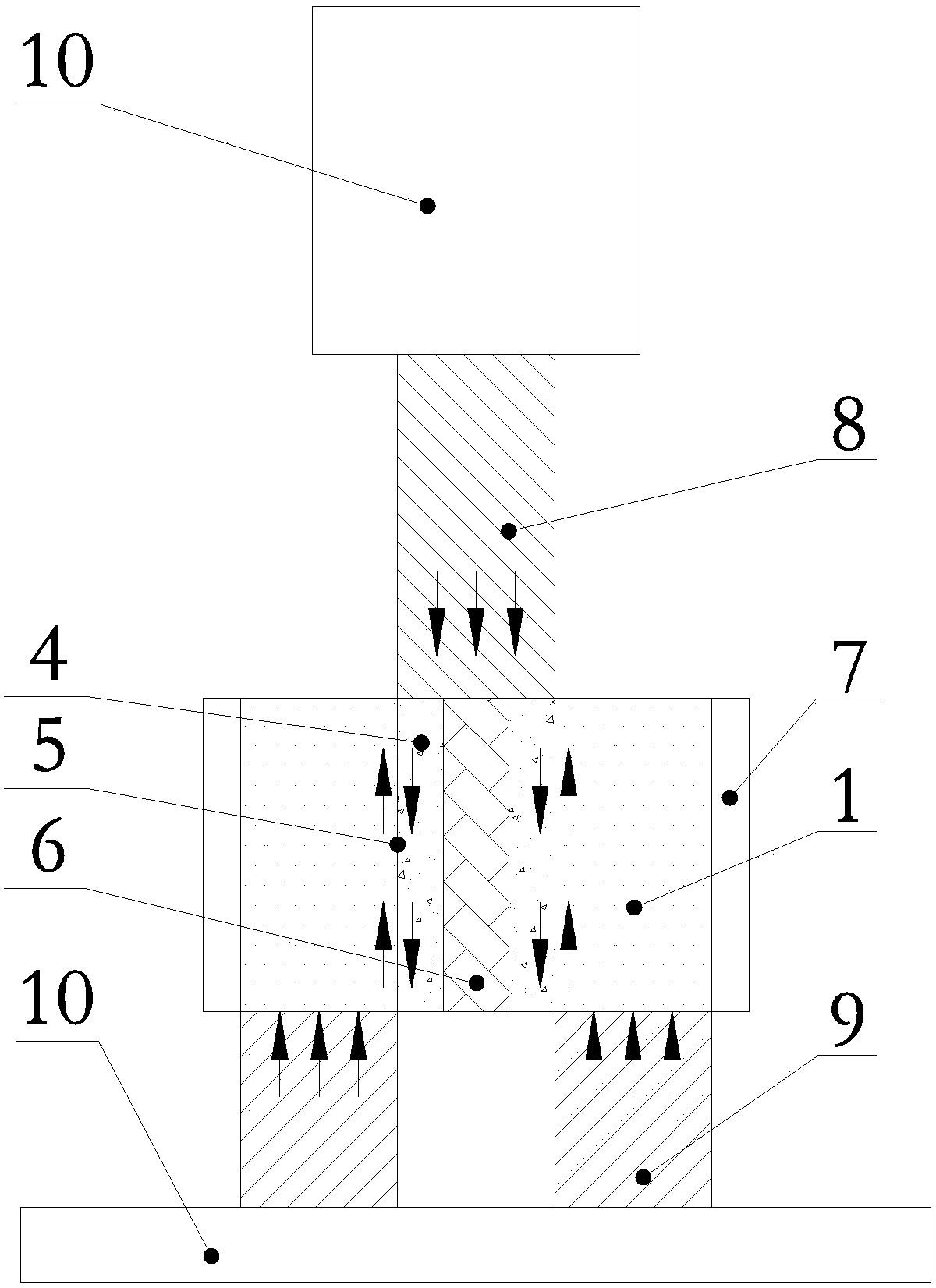 Coal body and anchoring agent interface bonding strength testing method