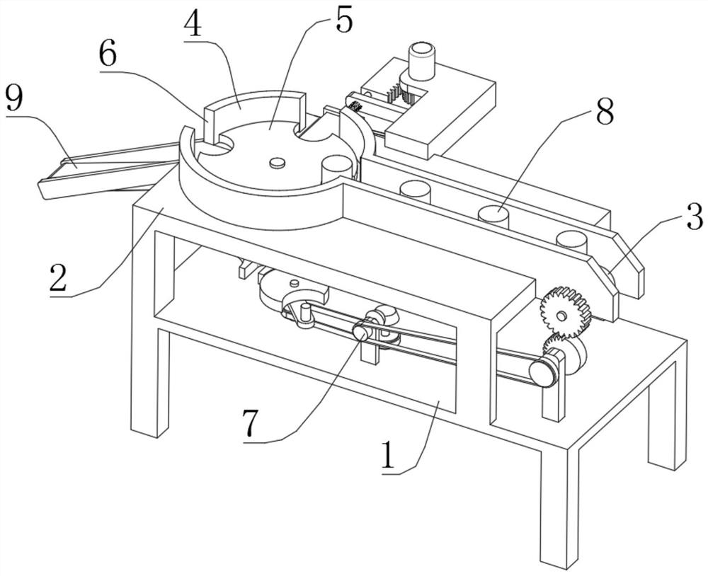 Casting carrying and separating equipment