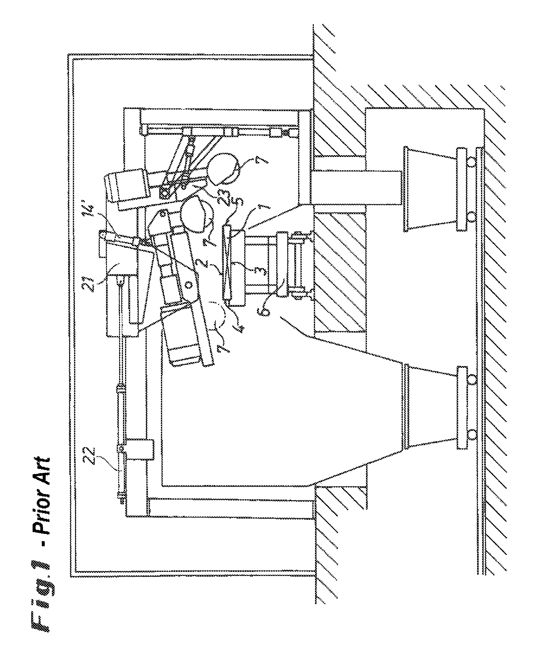 Method and apparatus for grinding a continuously casting product