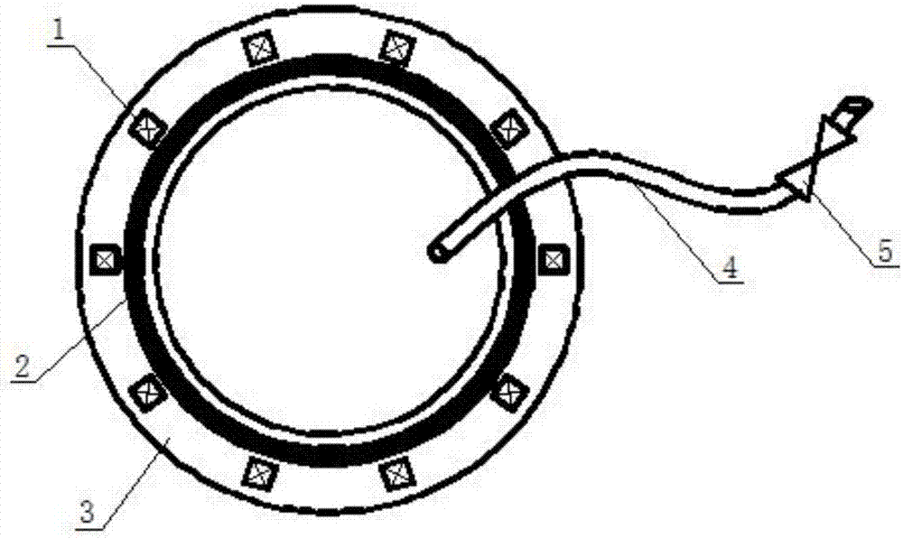 Device for quickly collecting oil and gas leaked from oil-gas storage tank