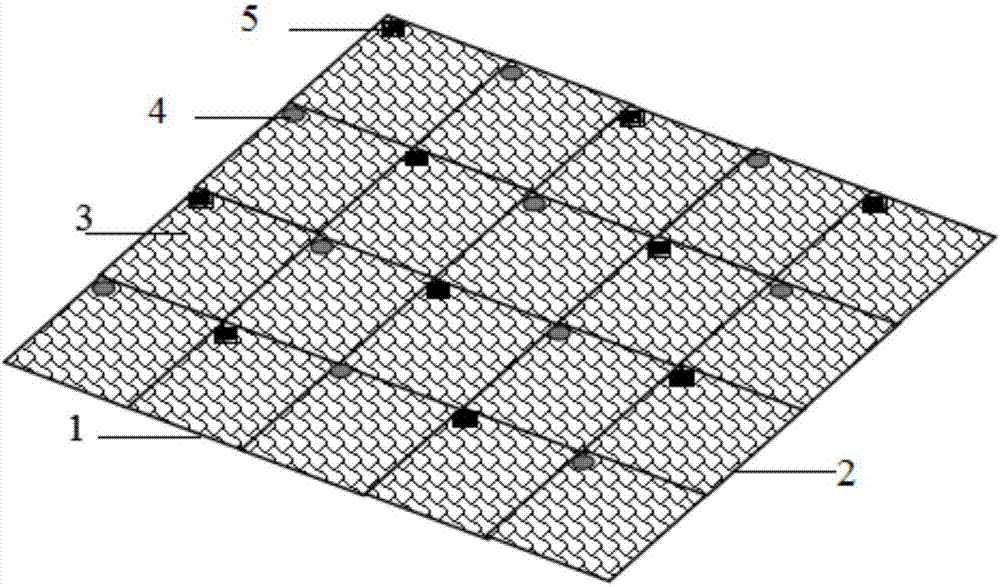 Low-carbon ecological protection system of rock slope