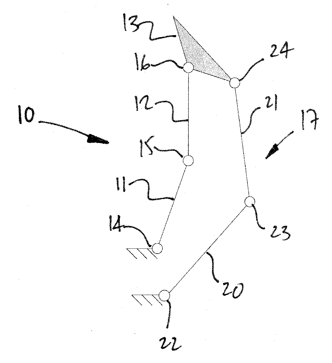 Self-adaptive mechanical finger and method