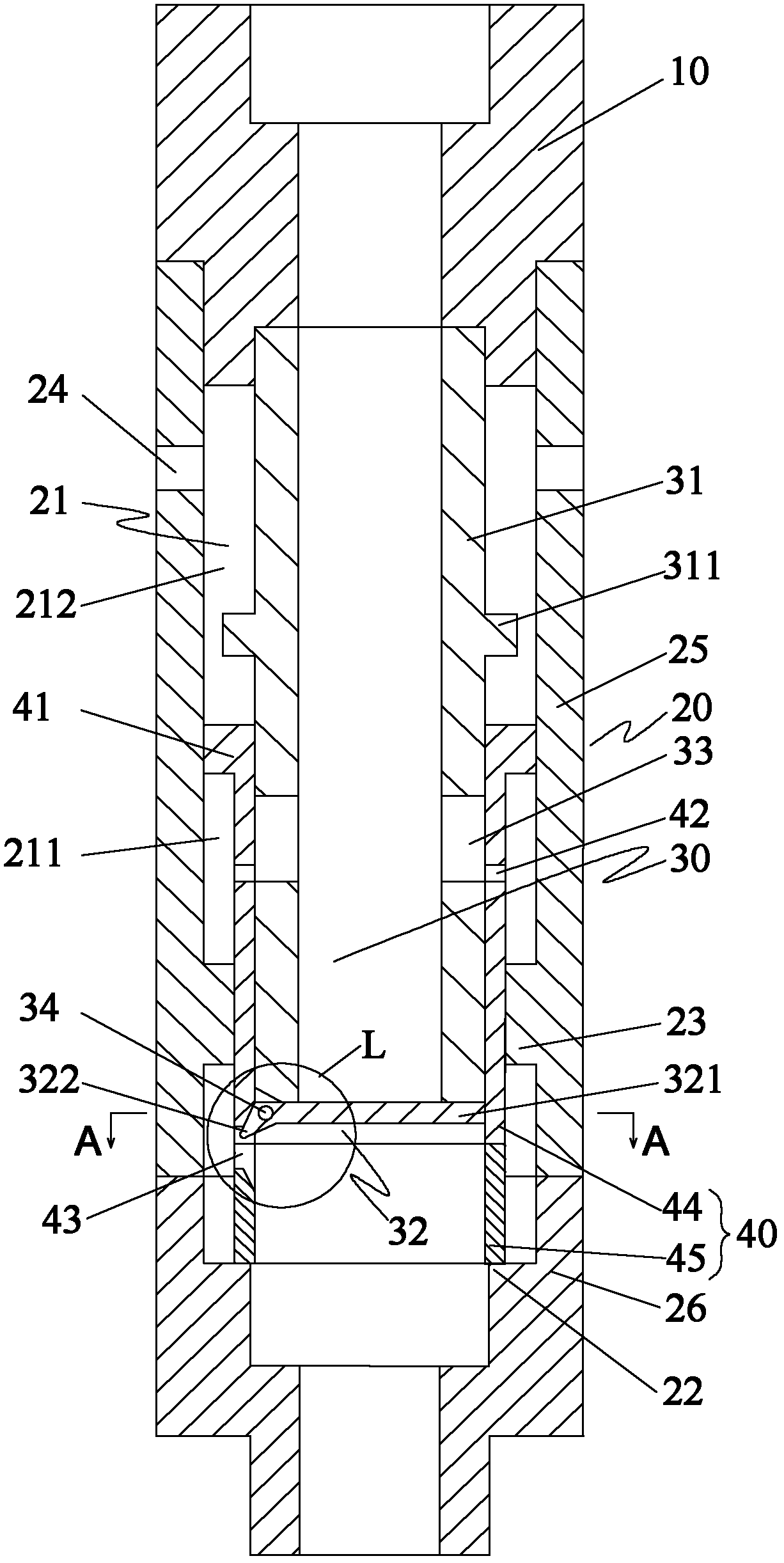 Self-balanced underground full-bore check valve