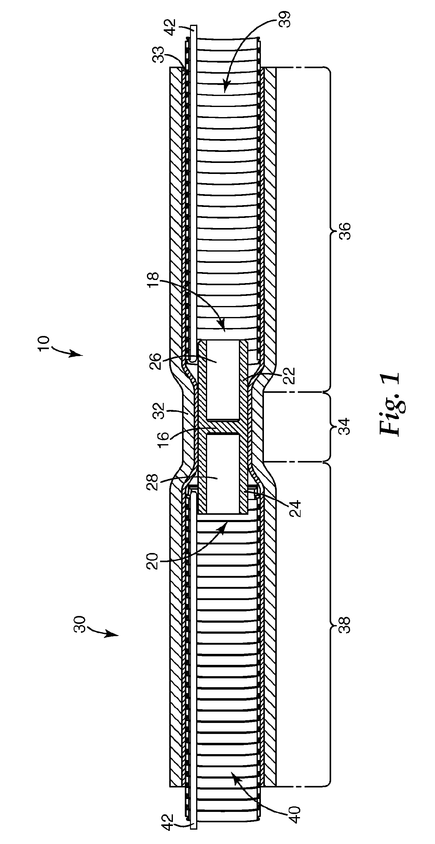 Tubular terminal for a cable