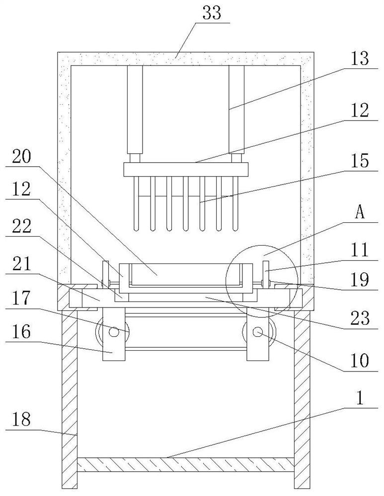 Stamping device for production and machining of automobile spare parts