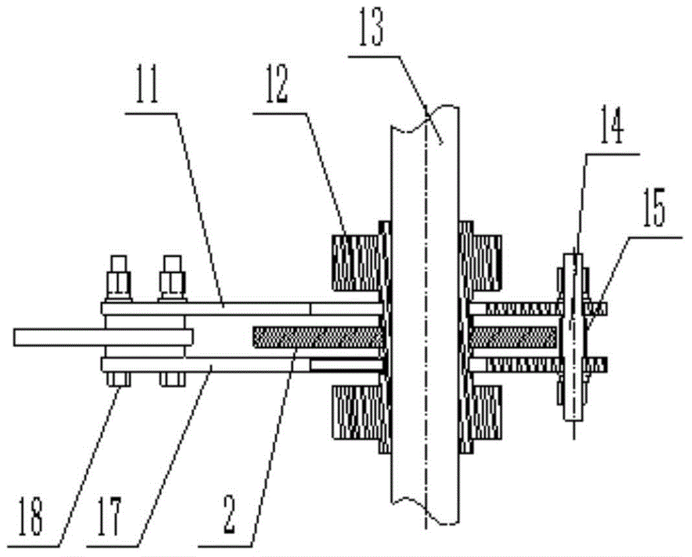 Mechanical interlocking transmission device of isolating switches