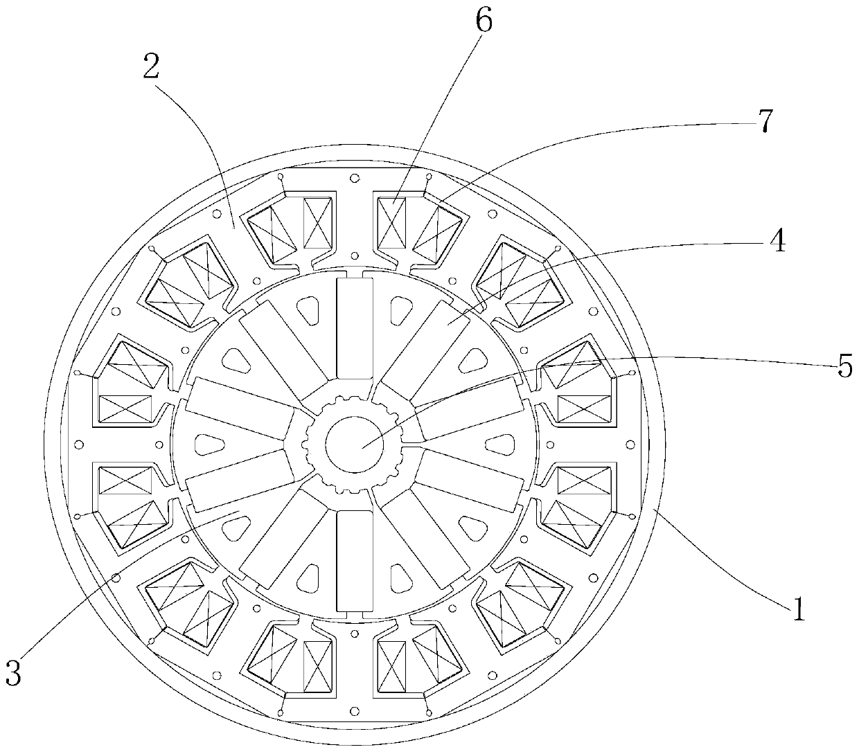 High-power density permanent magnet motor