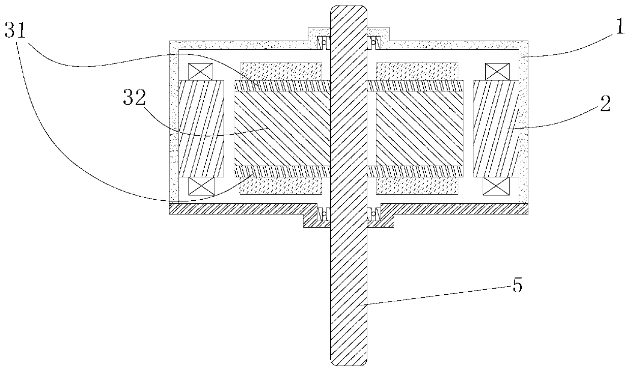 High-power density permanent magnet motor