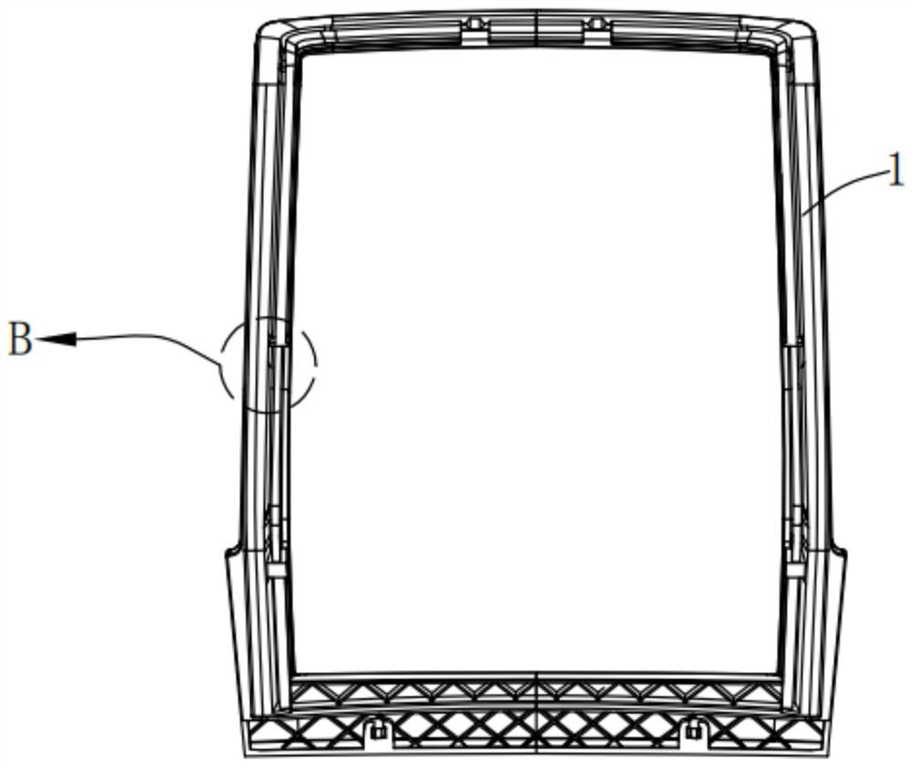 Chair frame, chair back and chair