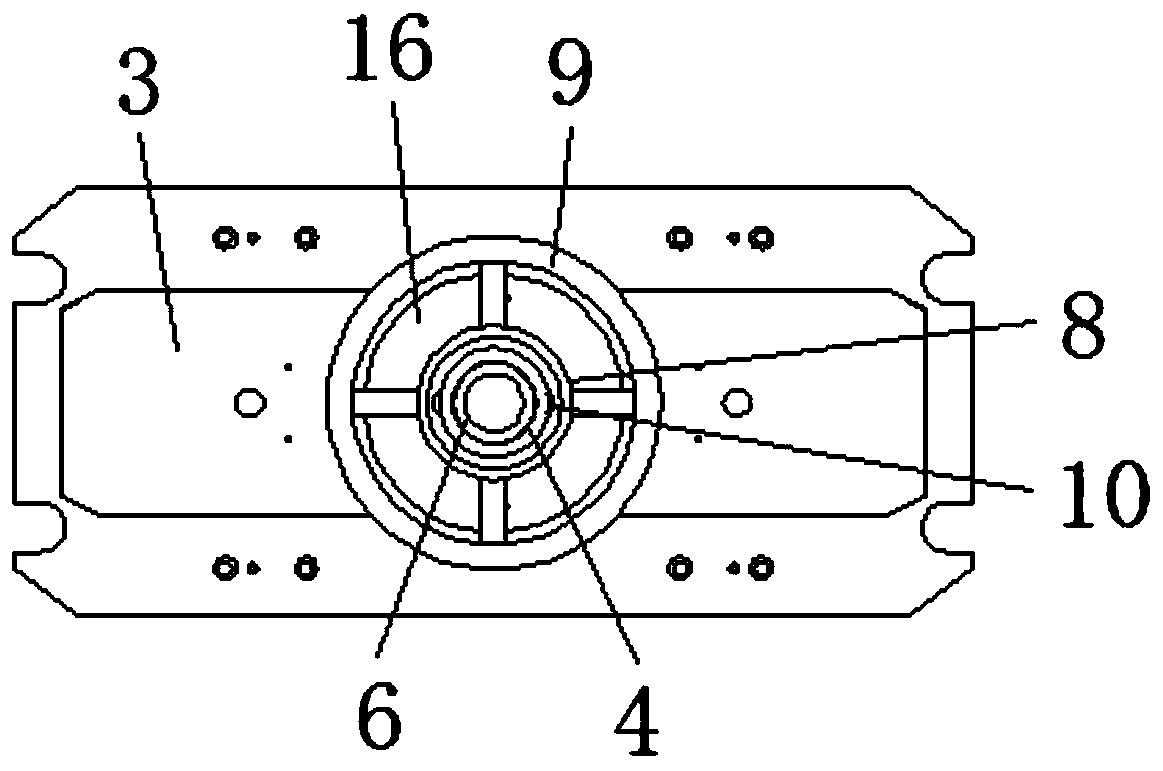 Mold capable of quickly positioning and preventing looseness for casting engine cylinder head