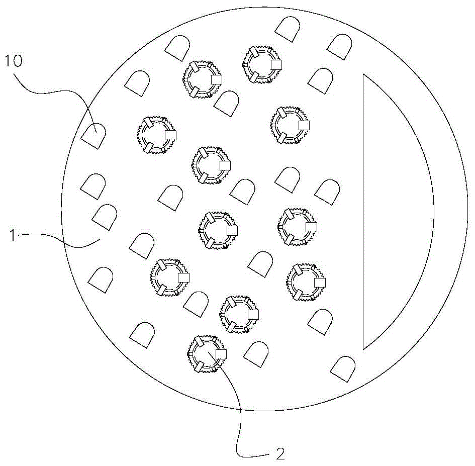 Disc valve tray