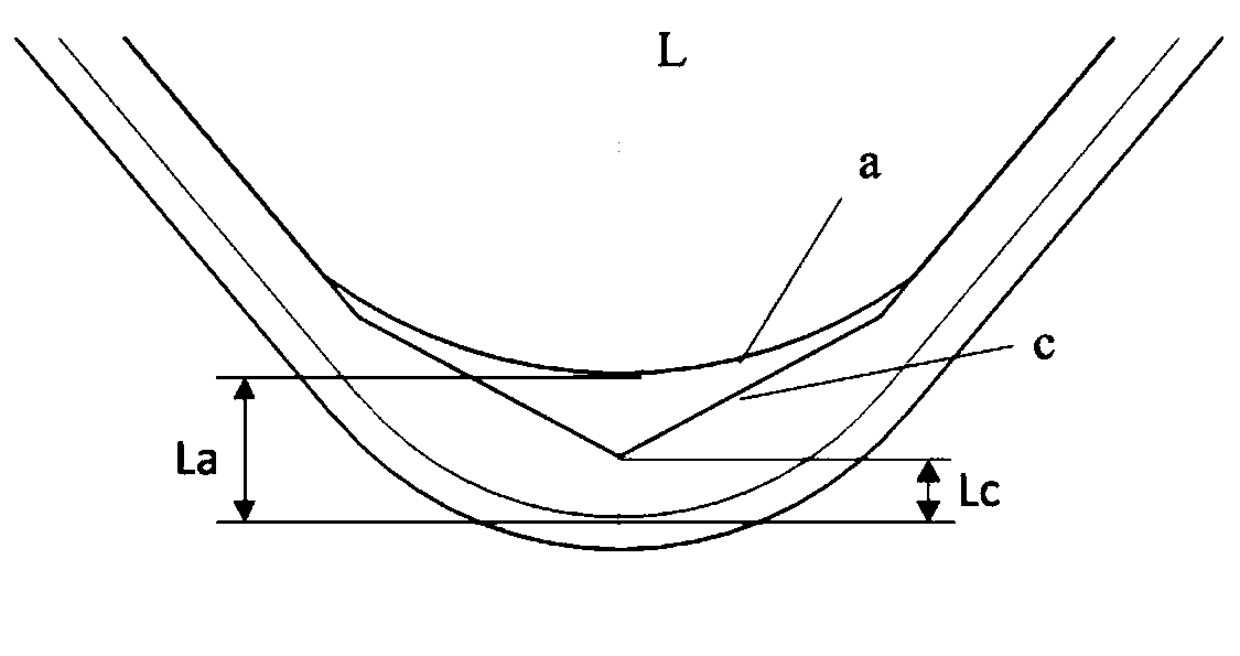 A pcbn blade with combined chip guide structure