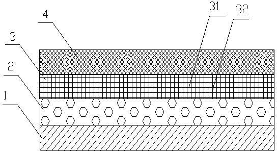 Anti-static anti-radiation fireproof composite fabric