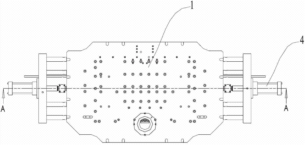 Pressure casting die